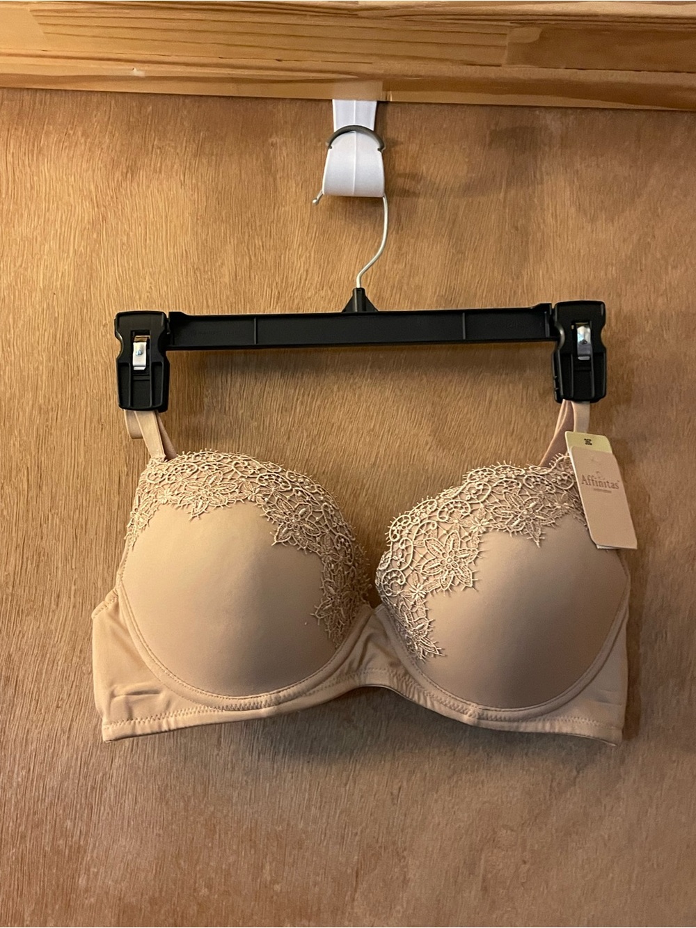 Affinitas Lace-Trim Nude Bra